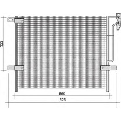 Фото Конденсатор, кондиционер MAGNETI MARELLI 350203441000