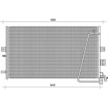 Photo Condenser, air conditioning MAGNETI MARELLI 350203448000