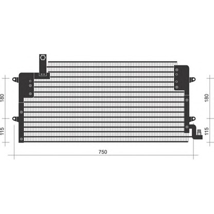 Foto Kondensator, Klimaanlage MAGNETI MARELLI 350203449000