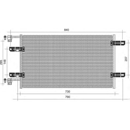 Фото Конденсатор, кондиционер MAGNETI MARELLI 350203476000