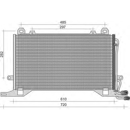 Photo Condenser, air conditioning MAGNETI MARELLI 350203495000