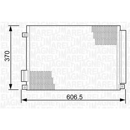 Foto Condensatore, Climatizzatore MAGNETI MARELLI 350203497000