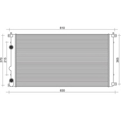 Foto Radiatore, Raffreddamento motore MAGNETI MARELLI 350213102900