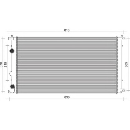 Foto Kühler, Motorkühlung MAGNETI MARELLI 350213103009