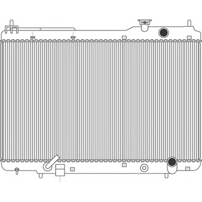 Photo Radiator, engine cooling MAGNETI MARELLI 350213110100