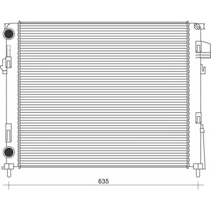 Foto Kühler, Motorkühlung MAGNETI MARELLI 350213113800