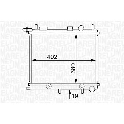 Foto Kühler, Motorkühlung MAGNETI MARELLI 350213125700