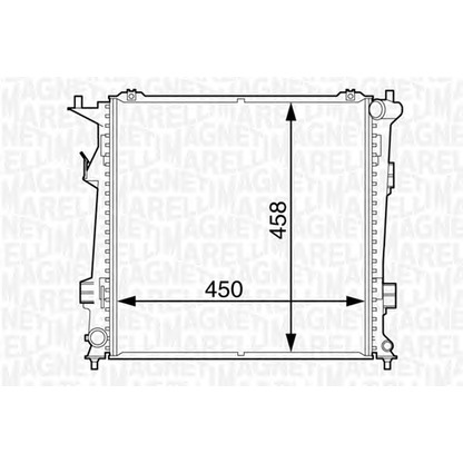 Photo Radiateur, refroidissement du moteur MAGNETI MARELLI 350213129100