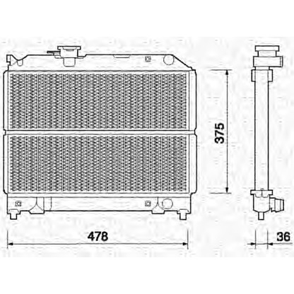 Foto Kühler, Motorkühlung MAGNETI MARELLI 350213369000