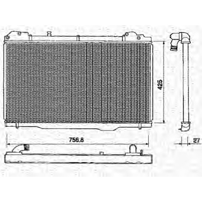 Foto Kühler, Motorkühlung MAGNETI MARELLI 350213378000