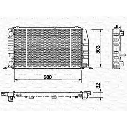 Foto Kühler, Motorkühlung MAGNETI MARELLI 350213401000