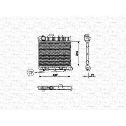 Foto Kühler, Motorkühlung MAGNETI MARELLI 350213437000