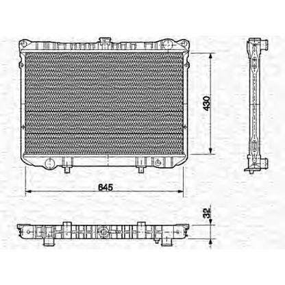 Foto Kühler, Motorkühlung MAGNETI MARELLI 350213555000