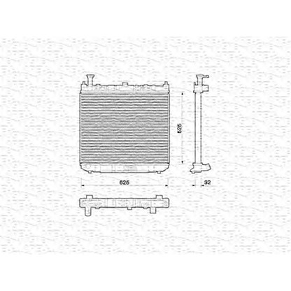 Foto Kühler, Motorkühlung MAGNETI MARELLI 350213772000