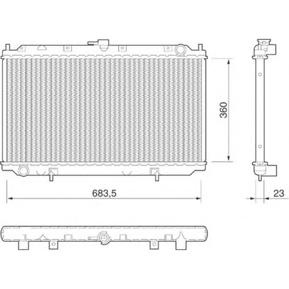 Foto Kühler, Motorkühlung MAGNETI MARELLI 350213806000