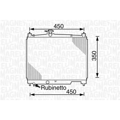 Foto Kühler, Motorkühlung MAGNETI MARELLI 350213826000