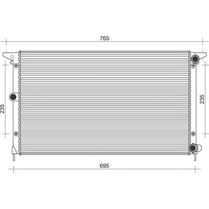 Foto Kühler, Motorkühlung MAGNETI MARELLI 350213844000