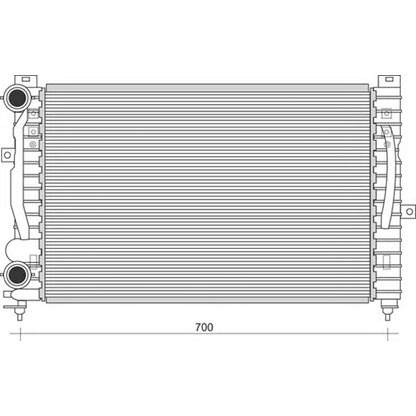 Foto Radiatore, Raffreddamento motore MAGNETI MARELLI 350213849000