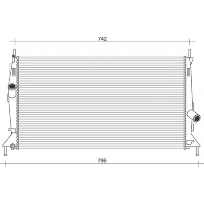 Photo Radiator, engine cooling MAGNETI MARELLI 350213922000