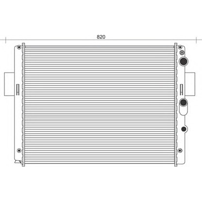 Photo Radiateur, refroidissement du moteur MAGNETI MARELLI 350213939000