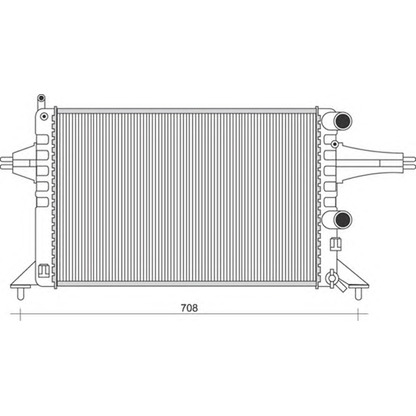 Foto Radiador, refrigeración del motor MAGNETI MARELLI 350213966000