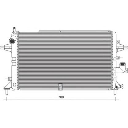 Photo Radiateur, refroidissement du moteur MAGNETI MARELLI 350213980000