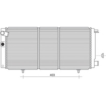 Photo Radiator, engine cooling MAGNETI MARELLI 350213981000