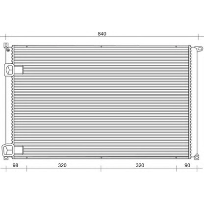 Фото Радиатор, охлаждение двигателя MAGNETI MARELLI 350213993000