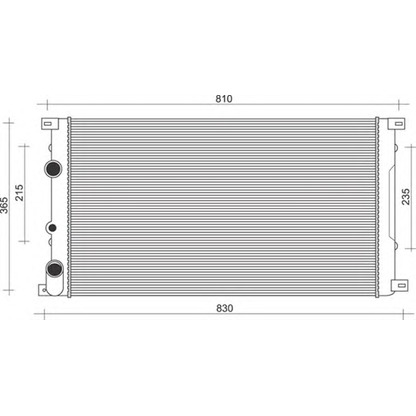 Zdjęcie Chłodnica, układ chłodzenia silnika MAGNETI MARELLI 350213994000