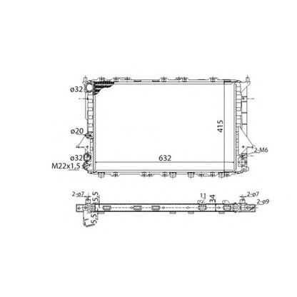 Foto Kühler, Motorkühlung MAGNETI MARELLI 350213688003