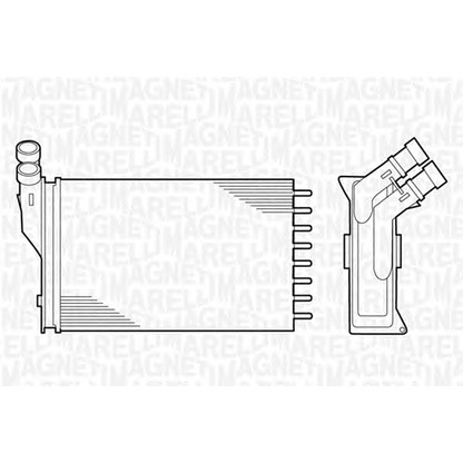 Foto Wärmetauscher, Innenraumheizung MAGNETI MARELLI 350218222000