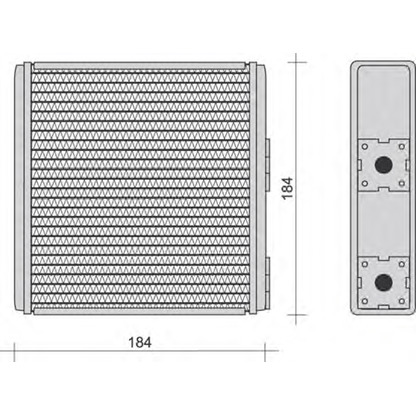 Foto Wärmetauscher, Innenraumheizung MAGNETI MARELLI 350218258000