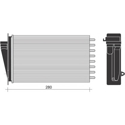 Photo Heat Exchanger, interior heating MAGNETI MARELLI 350218267000