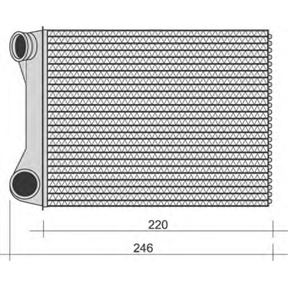 Photo Heat Exchanger, interior heating MAGNETI MARELLI 350218268000