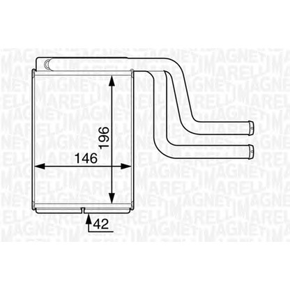 Foto Scambiatore calore, Riscaldamento abitacolo MAGNETI MARELLI 350218310000