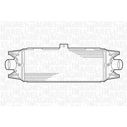 Photo Intercooler, échangeur MAGNETI MARELLI 351319201550