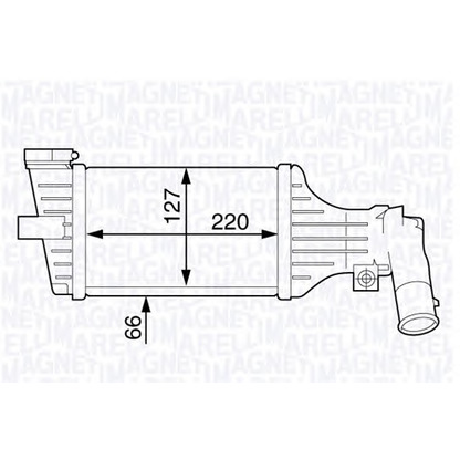 Photo Intercooler, charger MAGNETI MARELLI 351319201860