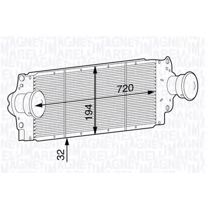 Foto Ladeluftkühler MAGNETI MARELLI 351319201950