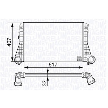 Photo Intercooler, charger MAGNETI MARELLI 351319202020