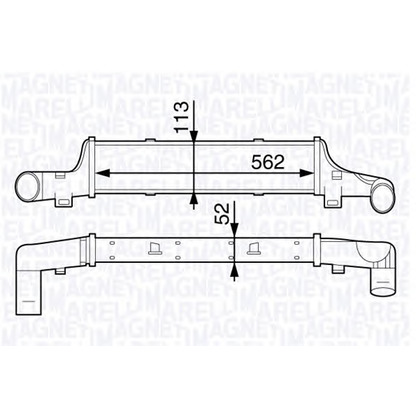 Foto Ladeluftkühler MAGNETI MARELLI 351319202180