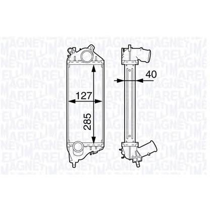 Foto Ladeluftkühler MAGNETI MARELLI 351319202610