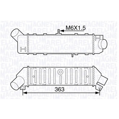 Photo Intercooler, charger MAGNETI MARELLI 351319203600