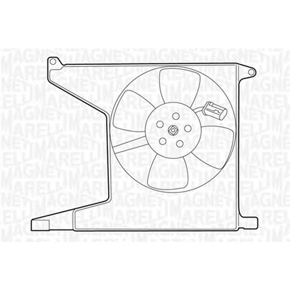 Foto Ventilador, refrigeración del motor MAGNETI MARELLI 069422208010