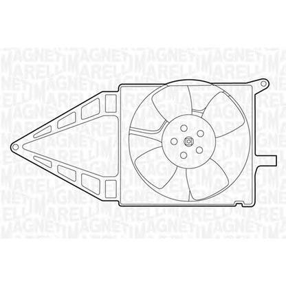 Foto Lüfter, Motorkühlung MAGNETI MARELLI 069422210010