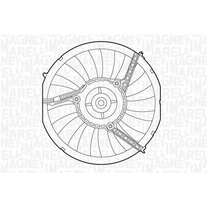 Foto Ventilador, refrigeración del motor MAGNETI MARELLI 069422265010