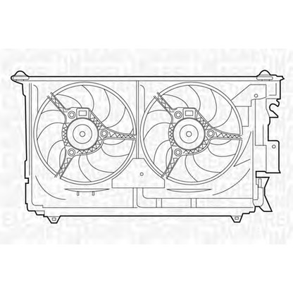 Foto Lüfter, Motorkühlung MAGNETI MARELLI 069422284010