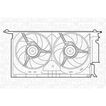 Foto Lüfter, Motorkühlung MAGNETI MARELLI 069422285010