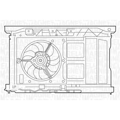 Foto Ventilador, refrigeración del motor MAGNETI MARELLI 069422290010