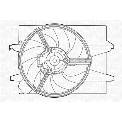 Foto Ventilador, refrigeración del motor MAGNETI MARELLI 069422400010