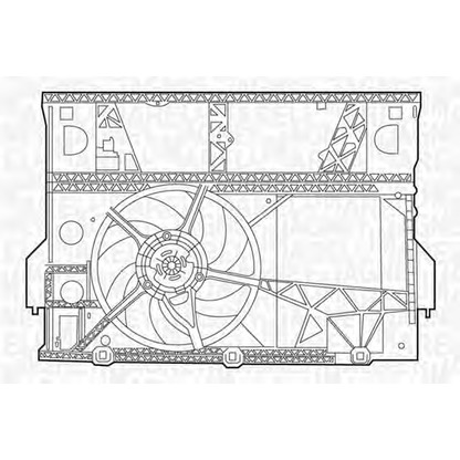 Photo Fan, radiator MAGNETI MARELLI 069422430010